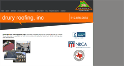 Desktop Screenshot of druryroofinginc.com
